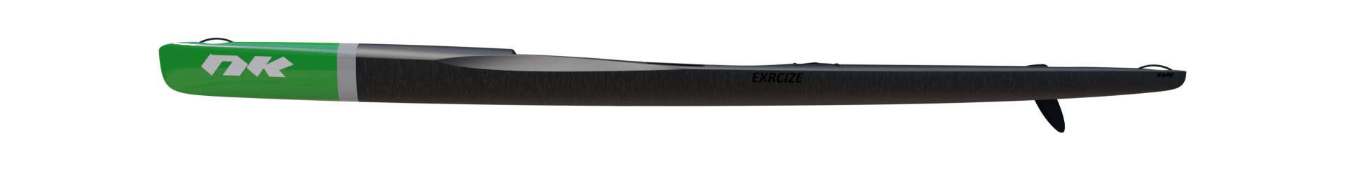 Exrcize 550 CarbonX green — side view