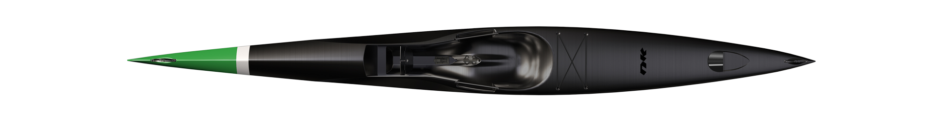 Flow 540 CarbonX green — top view