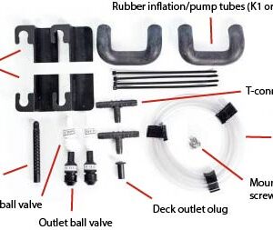 Hubby Foot Pump Inflation Brackets