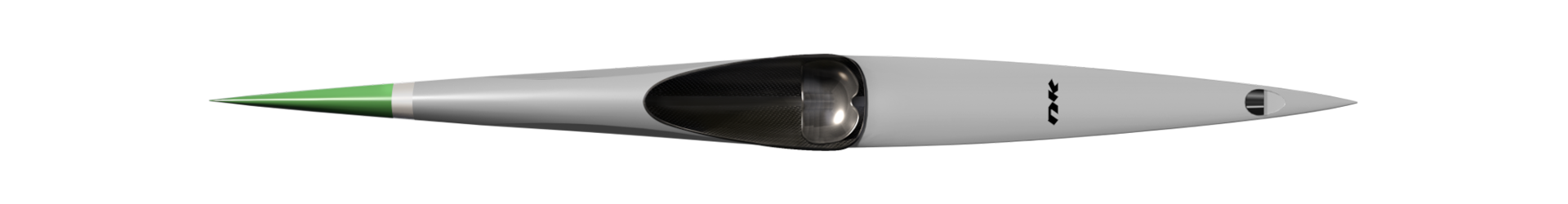 K1 40 CarbonLite S grey — top view
