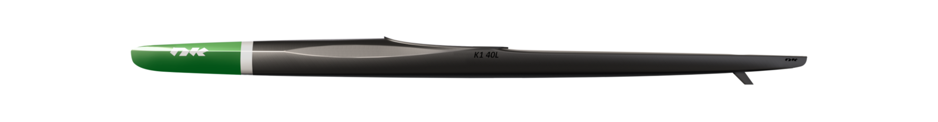 K1 40 CarbonX green — side view
