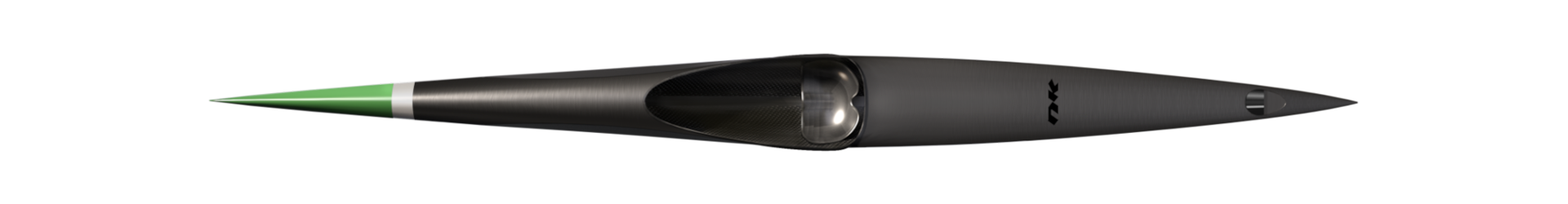 K1 40 CarbonX green — top view