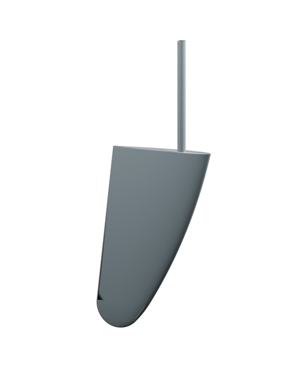 Three-quarter render of the supplied NK Spec Ski rudder design