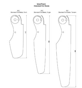SmartTrack Foil Blades (Rudder Blades)